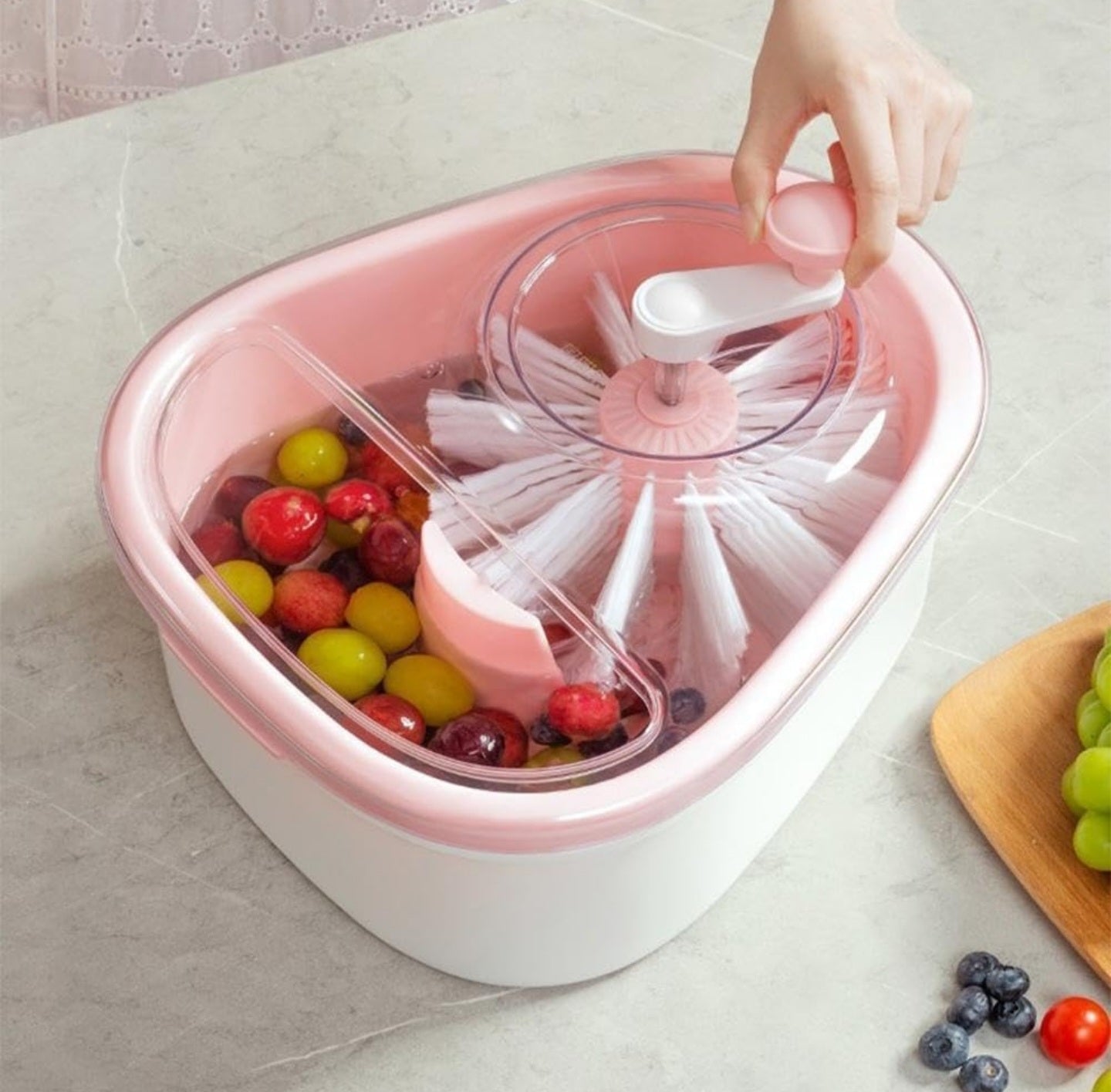 Fruit & Vegetable Washer with Cleaning Brush