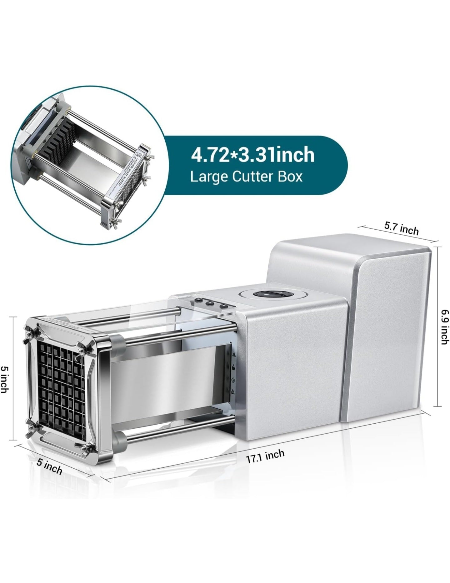 Electric Potato Cutter – Easy & Fast Kitchen Slicer